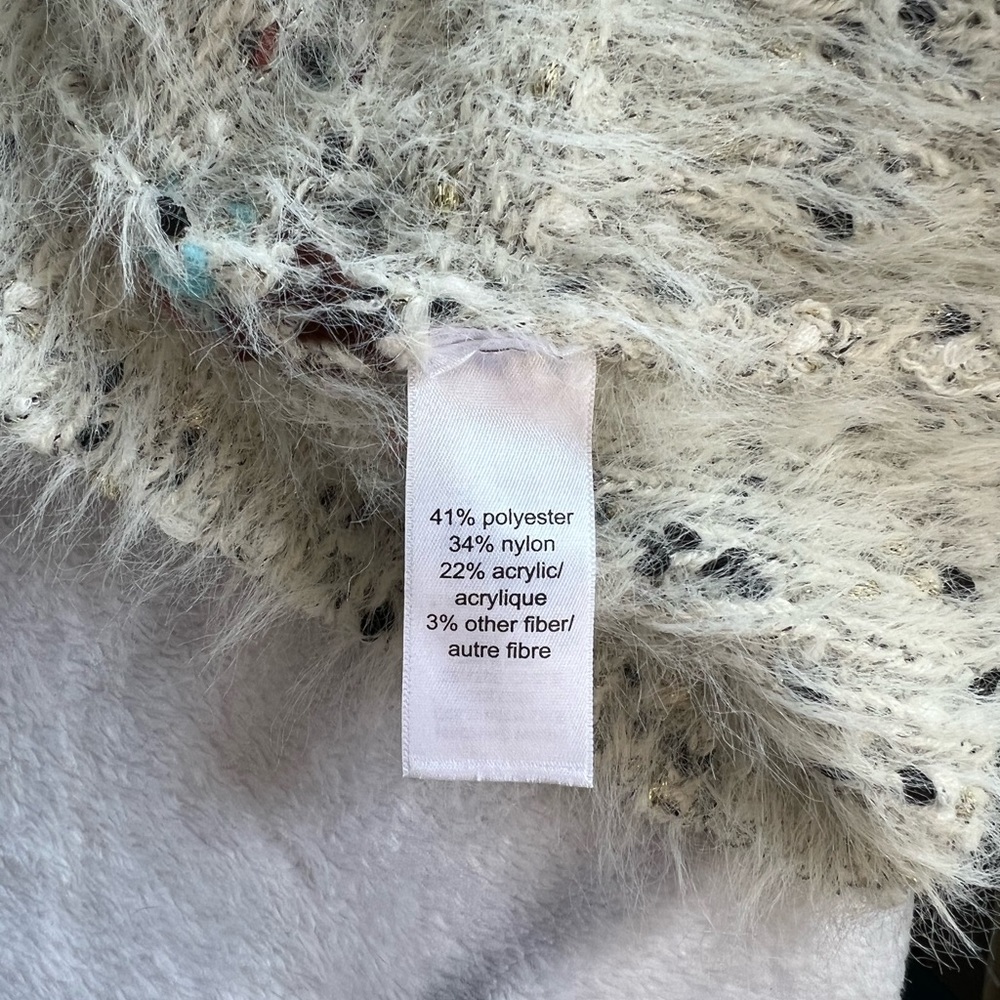 Fuzzy Multi-Colored Sweater - Picture 5 of 5
